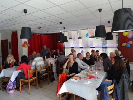 Repas organisée pour la journée internationale de la femme le 8 mars 2015 à Castanet-Tolosan